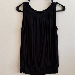 LOFT Black Sleeveless Tank Top